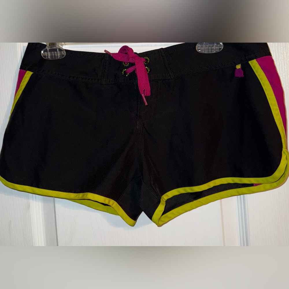 The North Face Black Pink Athletic Shorts Size 6